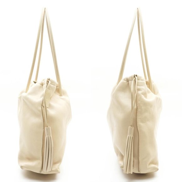 Auth Gucci Shoulder Bag Leather Cream #13268G67 - Picture 14 of 14